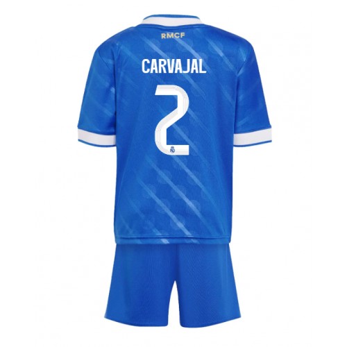 Real Madrid Daniel Carvajal #2 Rezervni Dres za Dječji 2025-26 Kratak Rukavima (+ kratke hlače)